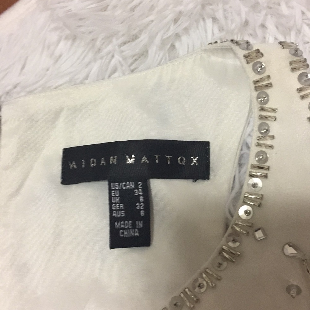 NWT Aidan Mattox Mini Dress size 2 - Picture 8 of 8